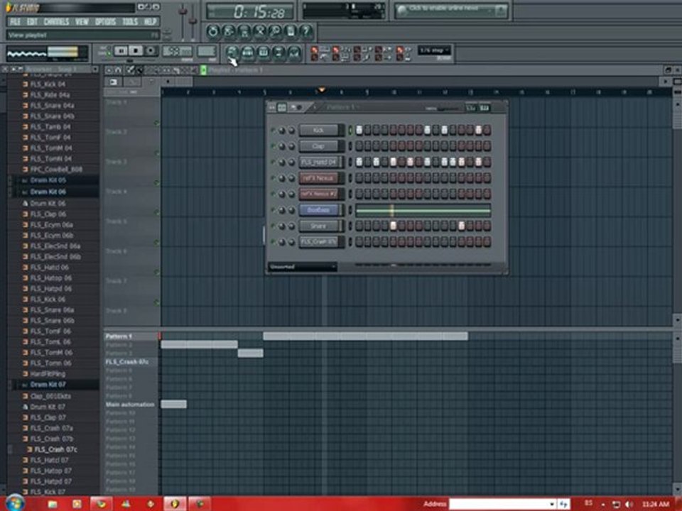 New 2011 FL Studio HipHop/Rap Drums tutorial