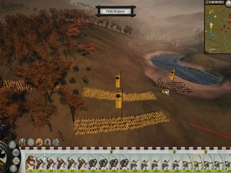 En live de la démo de Total War: Shogun 2