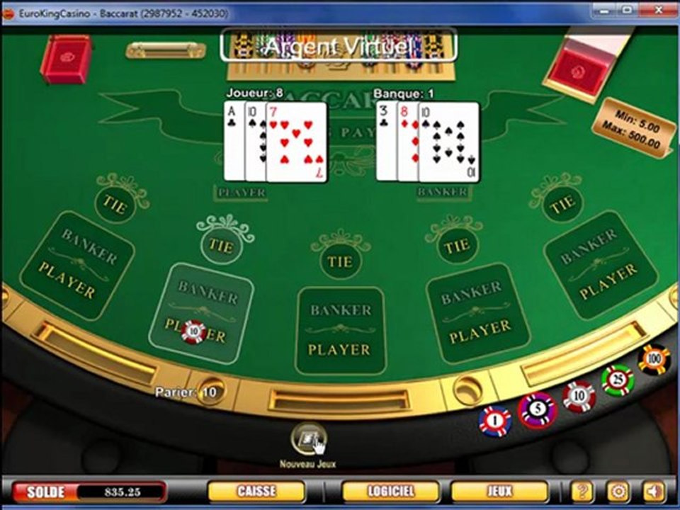 Baccarat Euroking casino www.casino-euroking.com