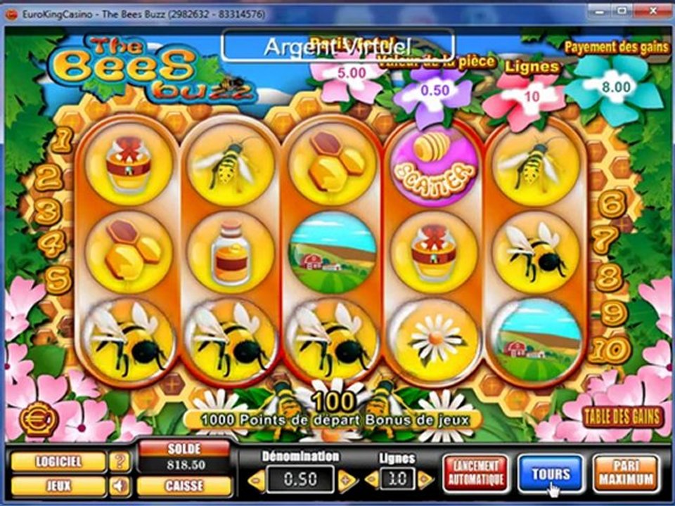 New games bees Euroking casino www.casino-euroking.com