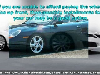 Reasons when to get monthly car insurance