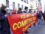 Lavoratori Competence in protesta