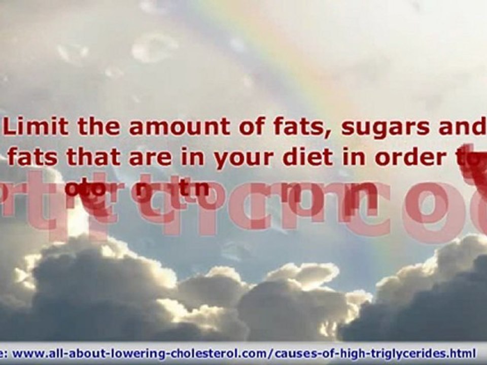 4 Ways to Lowering High Triglycerides