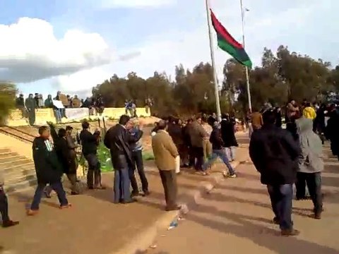 Libia - I ribelli esultano a Bengasi