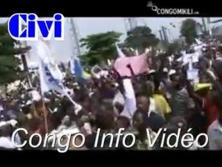 CIVI LE RETOUR DE TSHISEKEDI à KIN PAPA AYE NA SACHET