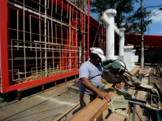 El Sambódromo de Rio se prepara para el Carnaval