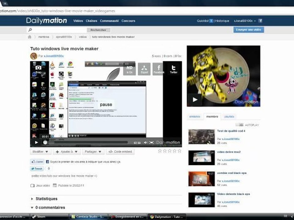 Explication de mon compte
