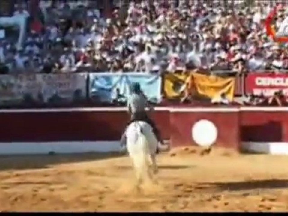 Pablo Hermoso de Mendoza en la Feria de Mont de Marsan 2010