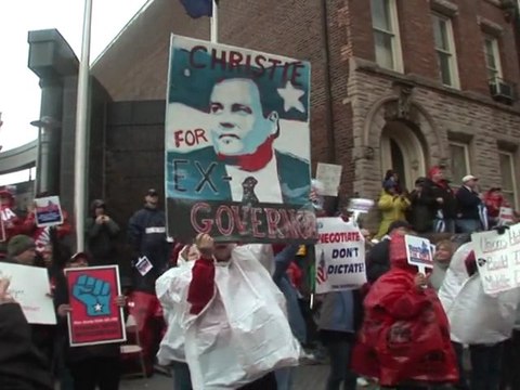 New Jersey unions sound off against state budget cuts