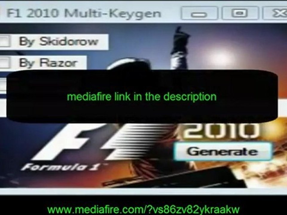 F1 2010 New Working Crack and Multi Keygen Razor ...