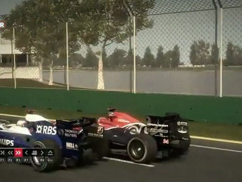 Codemasters F1 2010 KI Crash