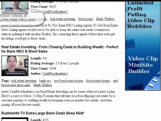 Free Bank Deals Homes listings videos