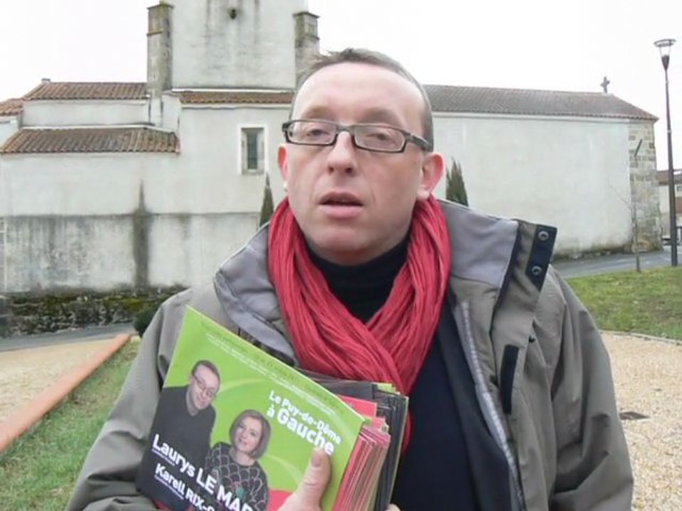 Campagne des cantonales Laurys le Marrec "Canton d'Issoire".
