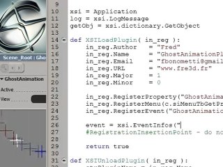 Tutoriel Softimage : Créer un plug-in Python pour la gestion du Ghost Animation