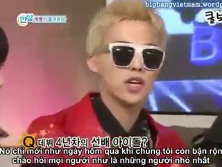 [Vietsub] BIG BANG - HanBam 24-02-11