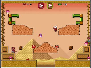 Desert battle Zone - Super Mario Bros X