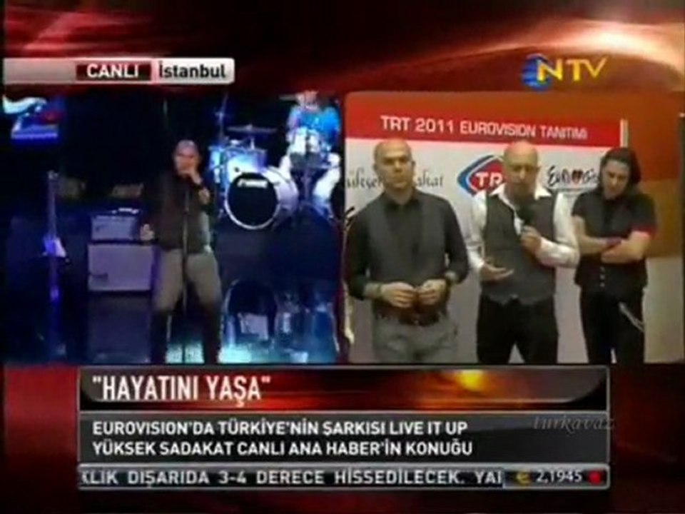 Eurovision 2011 Live it up NEDEN ROCK Yüksek sadakat Turkey