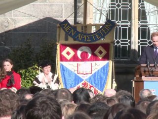 William and Kate visit university where love blossomed