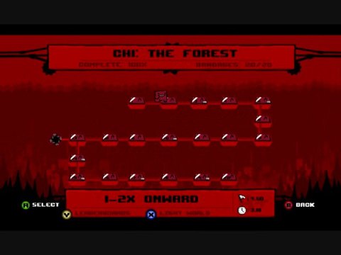 Super Meat Boy Frapsoluce Partie 5: La forêt tro D4RK