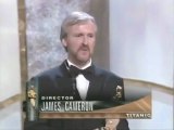 James Cameron winning an Oscar® for Titanic