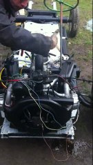 Premier démarrage de la 2cv