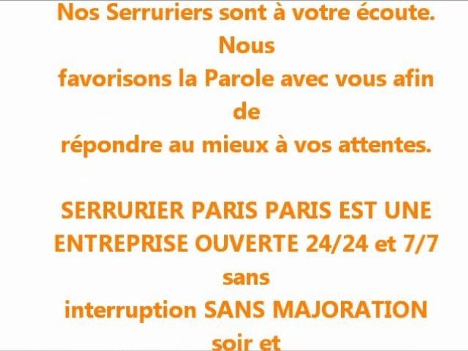 Serrurier-Paris