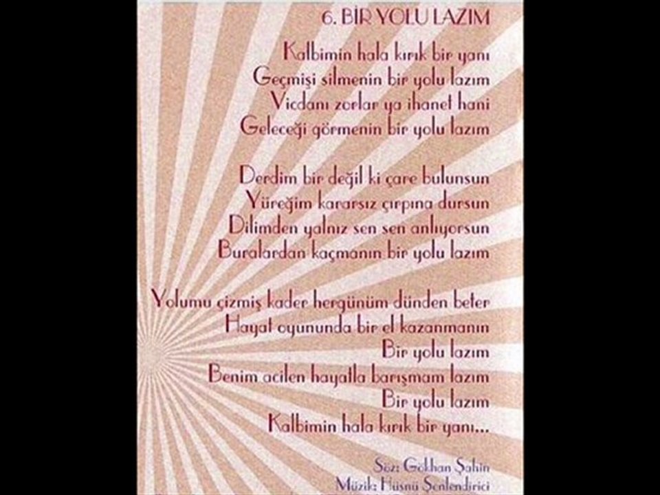 Nezih Üçler * Bir Yolu Lazım  / İlk kez..