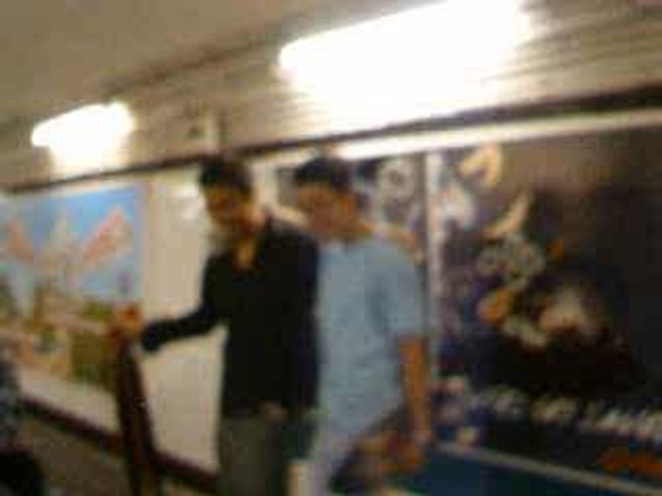setefer (noir)& orlando (bleu) o metro