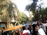 Protest in front of the Libyan Embassy in Egypt