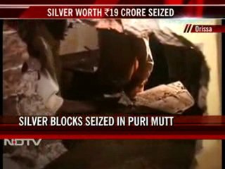 Silver worth Rs. 90 crore found in Puri Mutt