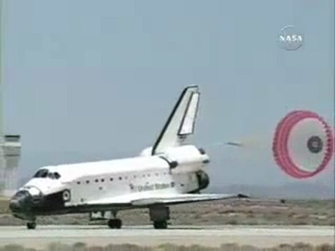 Oktay Tınaz Uzay Mekiği İniş Görüntüleri