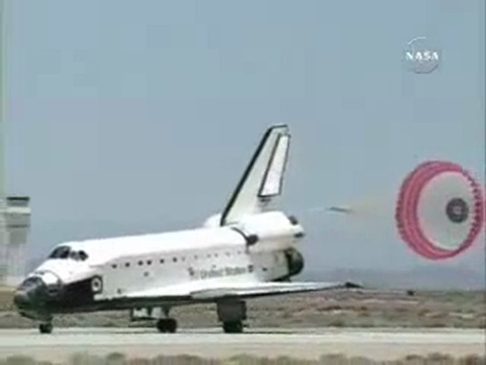 Oktay Tınaz  Uzay Mekiği İniş Görüntüleri