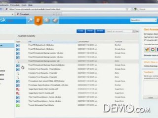 DEMO Spring 2011 - Primadesk Inc.