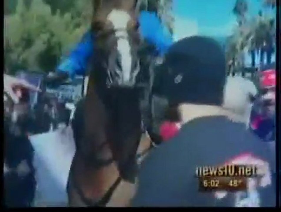 KXTV Sacramento Shoving Match