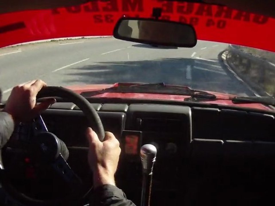 Essaie Nouveau Turbo R5 Turbo Melot sur circuit .