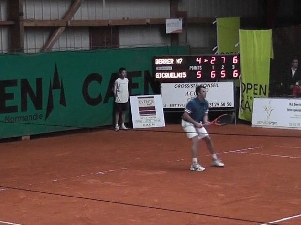 Open tennis Caen 2010 : finale homme Gicquel / Berrer 4