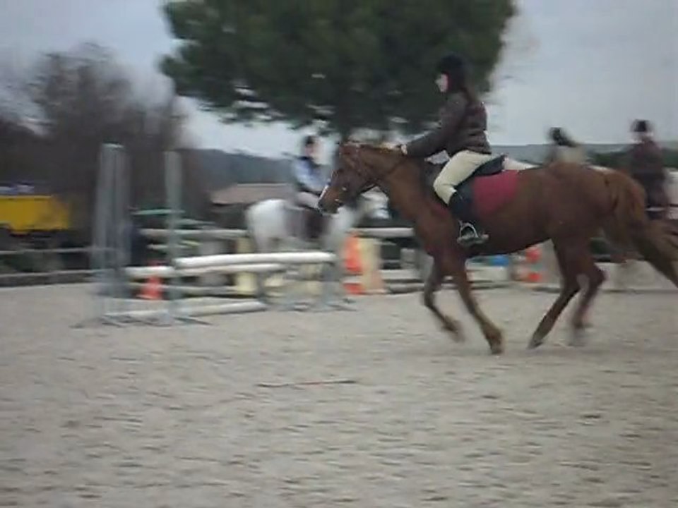 Myriam à poney
