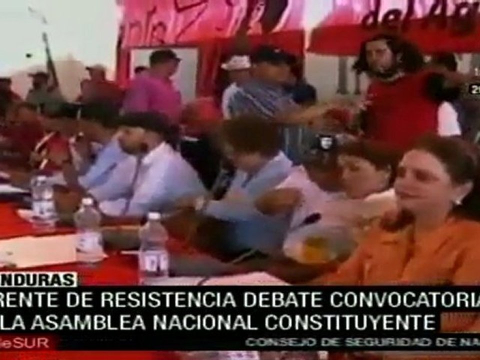 Resistencia hondureña realiza primera asamblea nacional