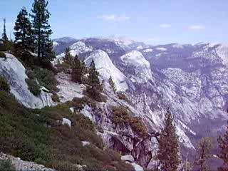 Panorama de "Glacier Point" à Yosemite
