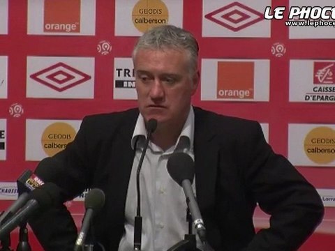 La réaction de Deschamps après Nancy-OM (1-2)