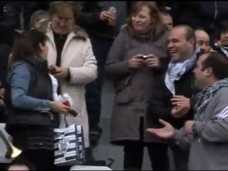 Πρόταση γάμου πριν τον αγώνα