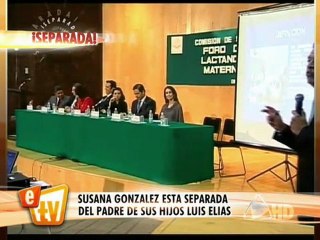 Susana González se separó de su novio