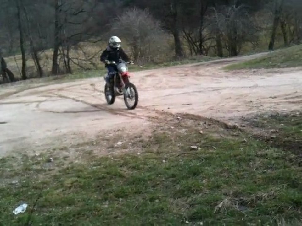 Enduro Ktm 125 exc 2008 côte