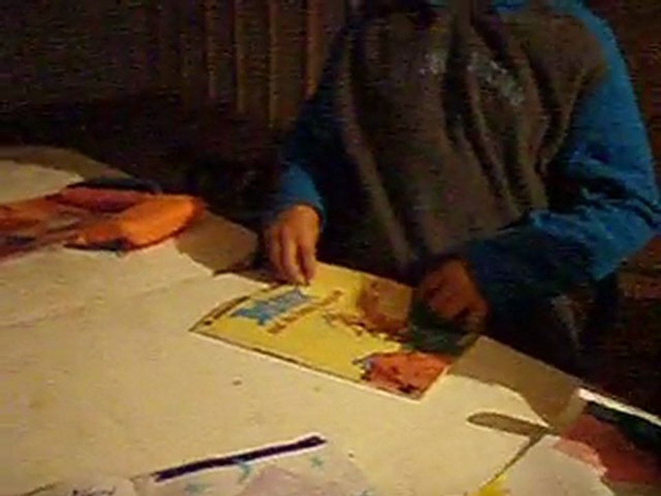 Taller de dibujo con los niños de la Pesca