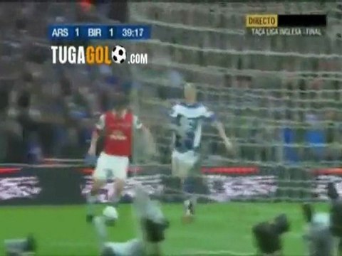 Arsenal 1-2 Birmingham League Cup Final highlights