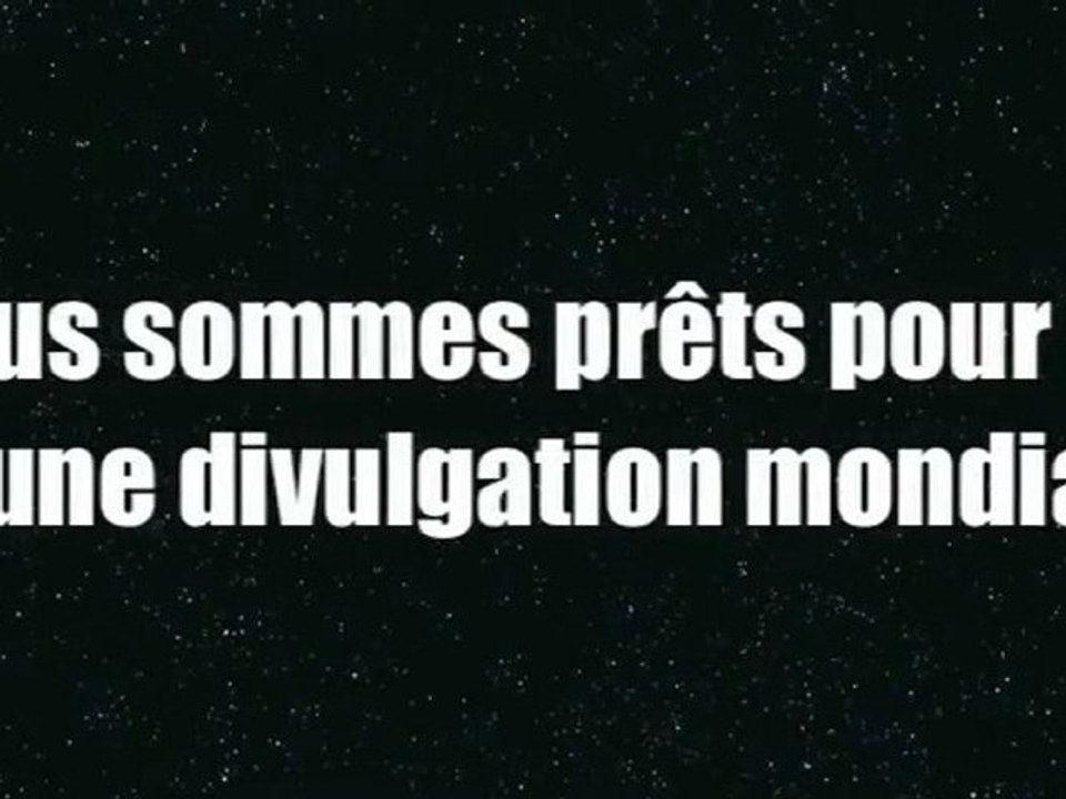 Stop UFOs Cover Up - Ovni Il Est Temps d'Agir