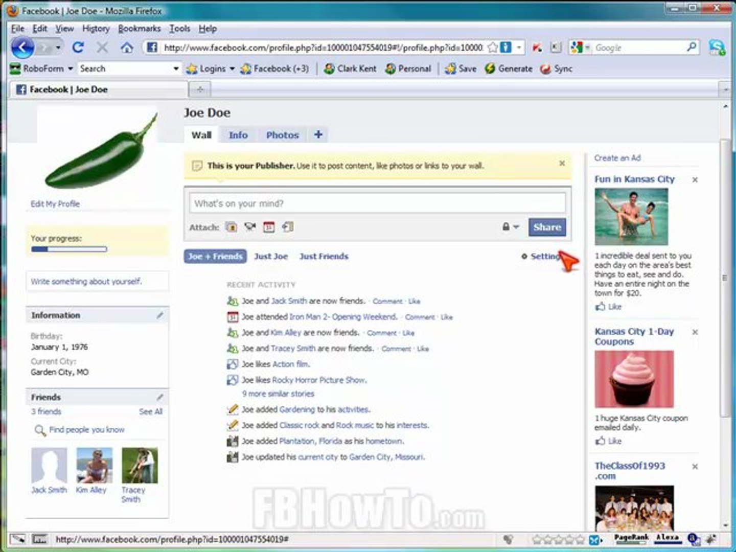 ⁣How to post on facebook wall | How to use Facebook