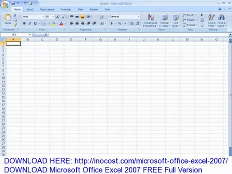 free excel software download