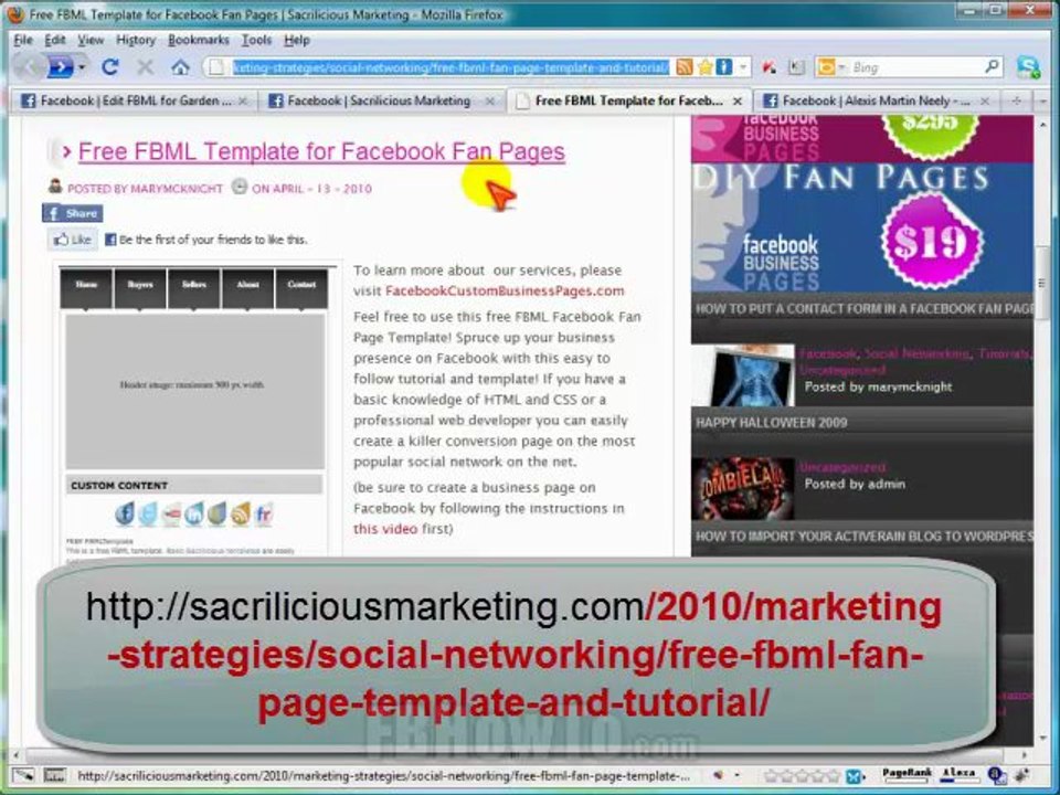 Customizing Facebook Fan Page |How to use Facebook