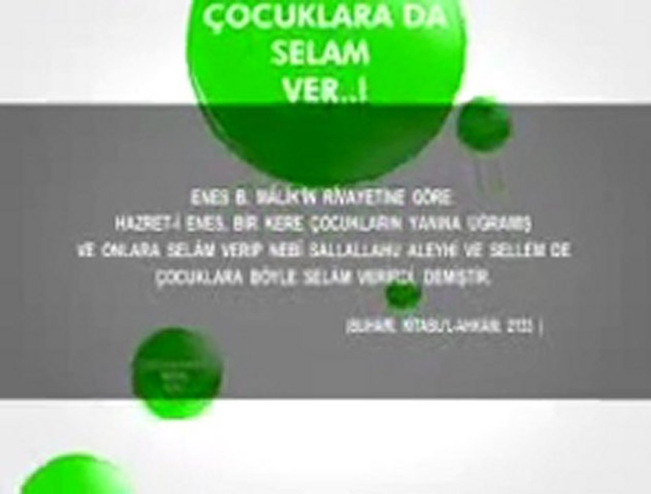 Çocuklara da Selam Ver